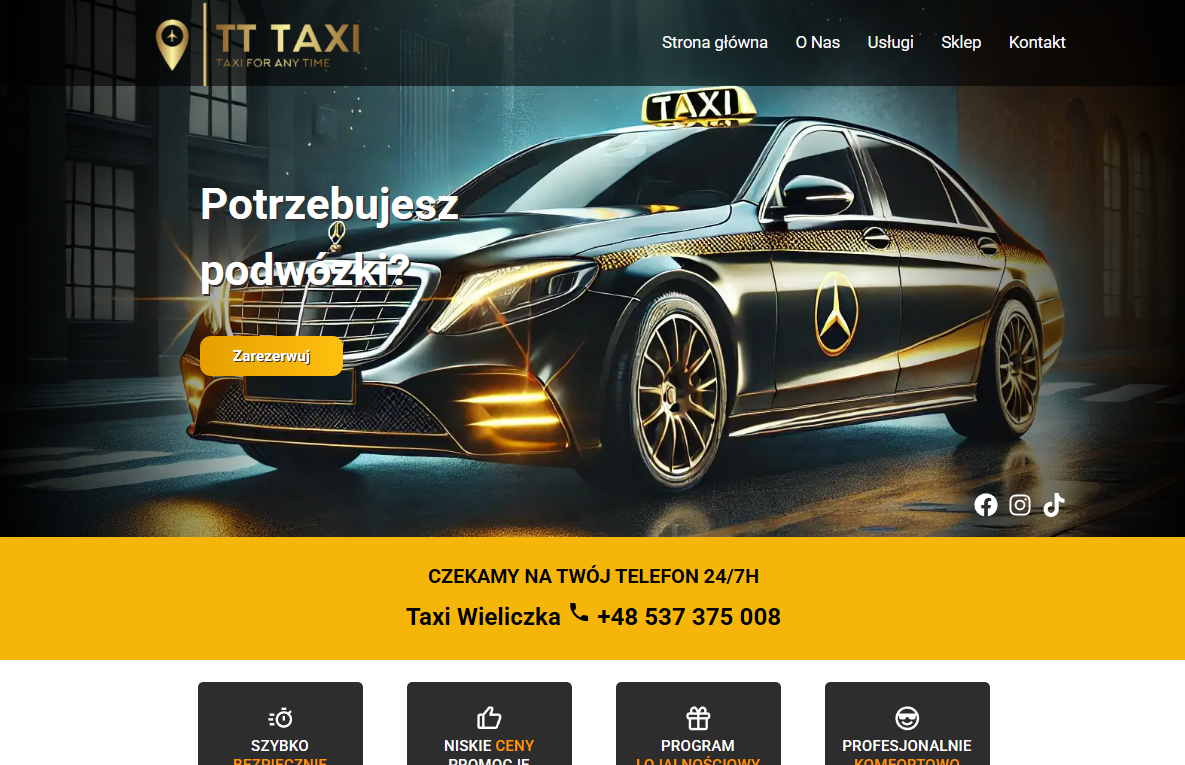 Taxi Website